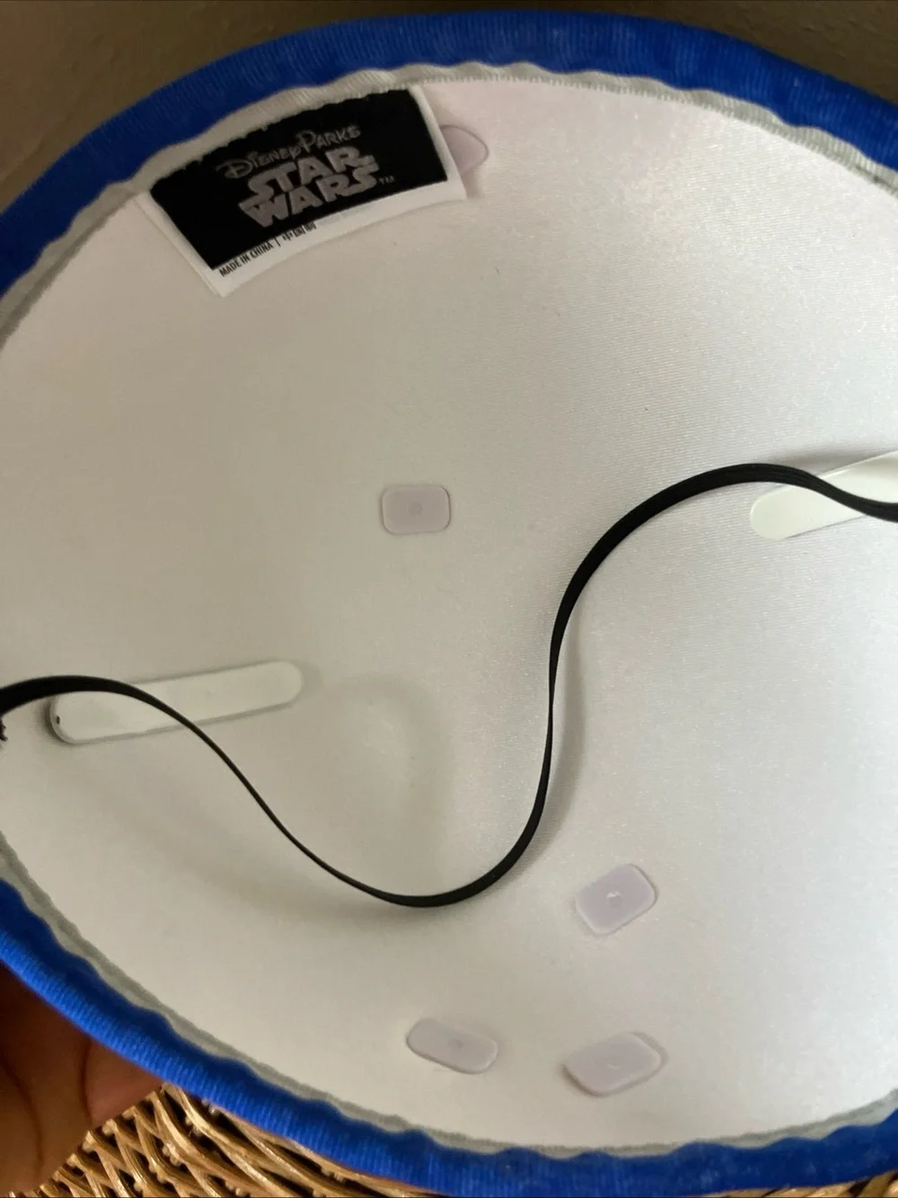 Disney Parks Star Wars R2-D2  Unisex Ear Hat Elastic Chin Strap Youth Size